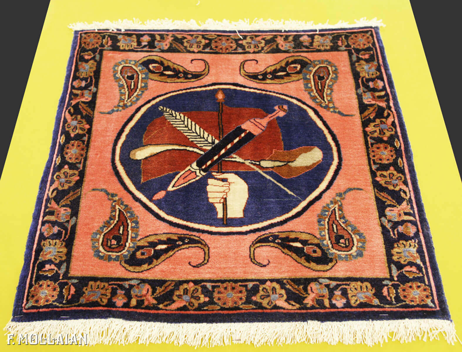 Antique Persian Kashan Manchester Rug n°:16937266